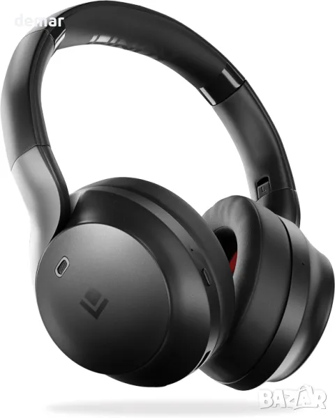 Безжични слушалки LINDY BNXe с активно шумопотискане, 55 часа, Bluetooth 5.3, черни, снимка 1