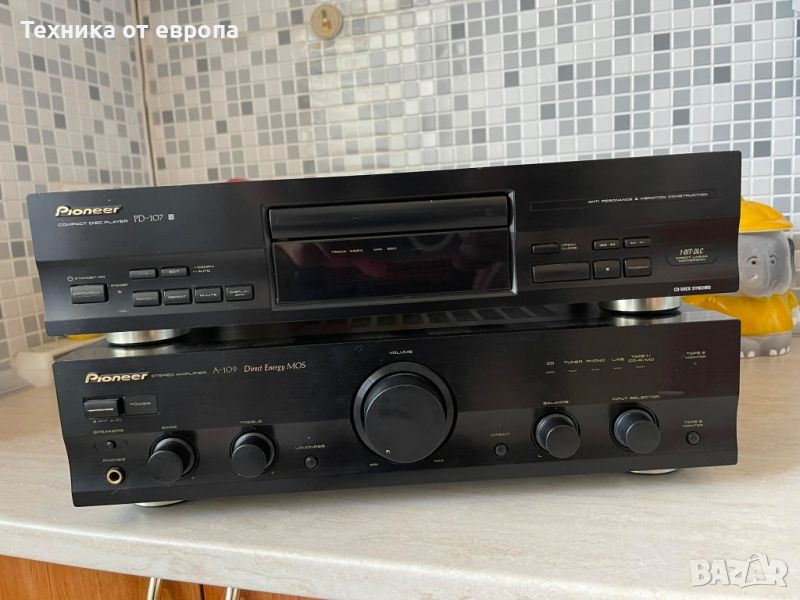 усилвател и CD pioneer, снимка 1