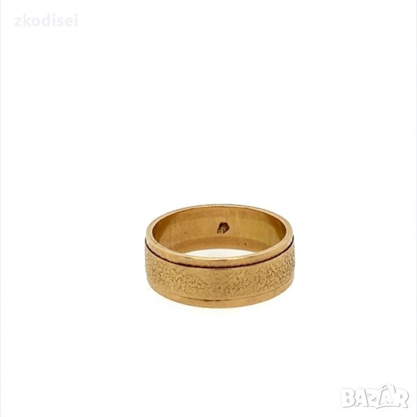 Златен пръстен брачна халка 5,07гр. размер:53 14кр. проба:585 модел:24200-3, снимка 1