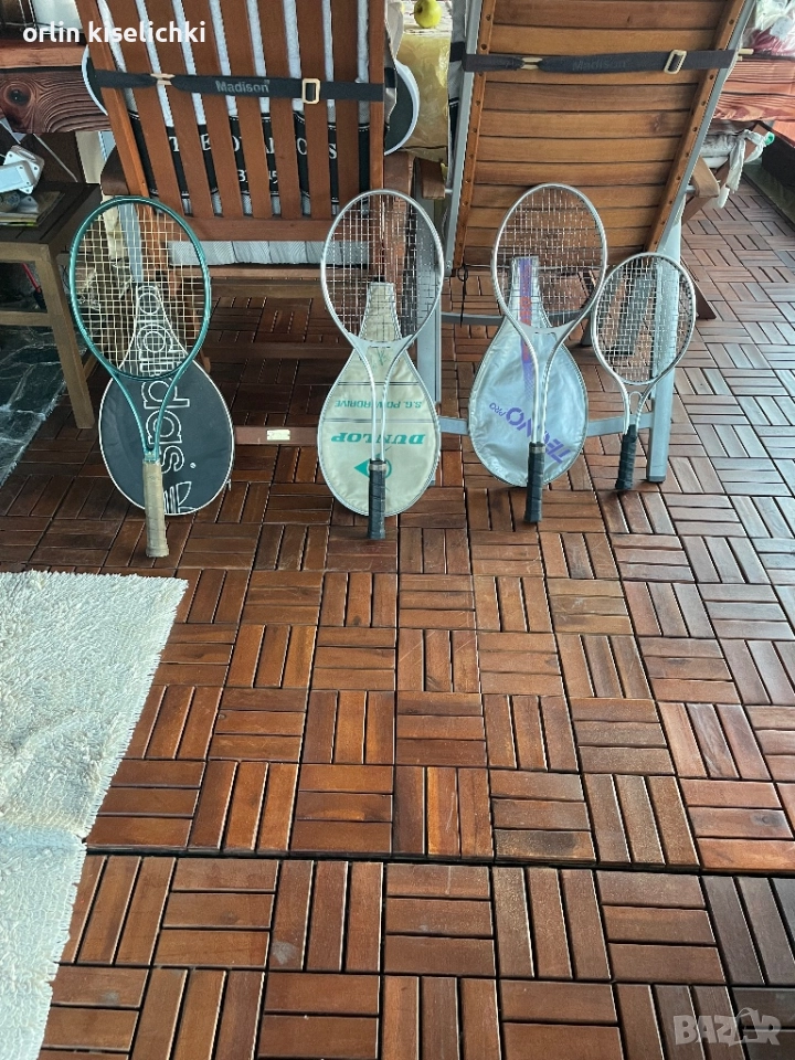 Тенис ракети и Картини, Стенна украса - Стъклопис, снимка 1