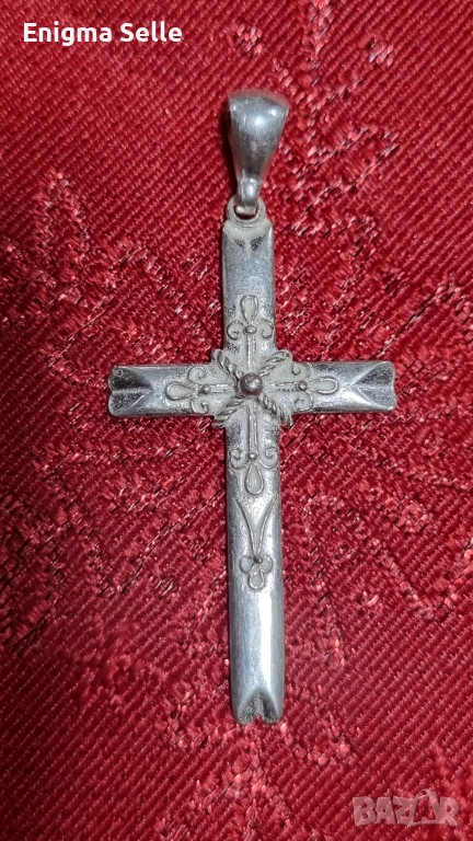 Сребърен кръст 925 , снимка 1