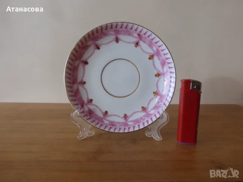 Руска порцеланова чинийка ЛФЗ 1970 г чиния, снимка 1