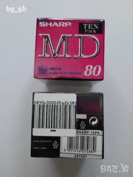 Минидиск Minidisc SHARP 80 Made in Japan, снимка 1