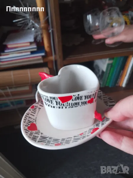 Чаша и чинийка за кафе , снимка 1