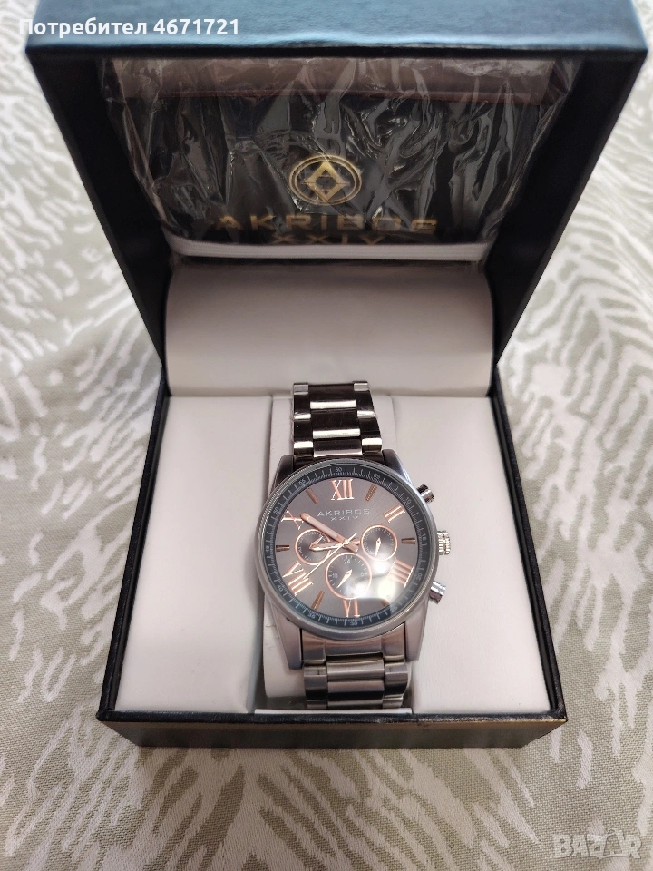 Akribos XXIV AK912SSGY, снимка 1