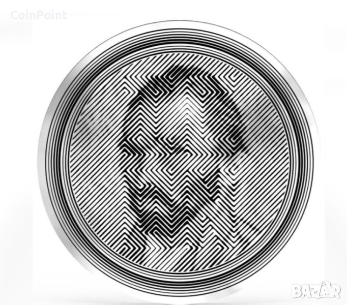 Сребърна монета 1 Oz Винсент Ван Гог 5$ Токелау 2024, снимка 1