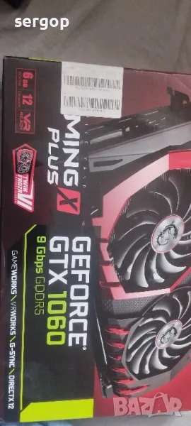 Видео карта MSI GTX1060, снимка 1
