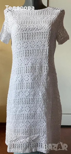 Роля KOTON бяла, къс ръкав, цип отзад, снимка 1