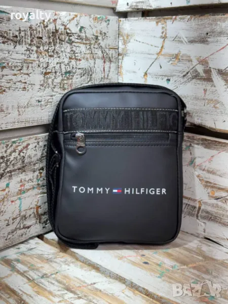 Tommy Hilfiger черна мъжка чанта , снимка 1