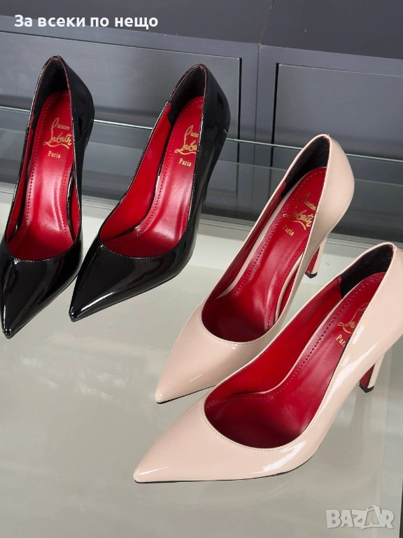 Christian Louboutin Дамски Обувки На Ток Кристиян Лоботин - 2 Налични Цвята Код SK880, снимка 1