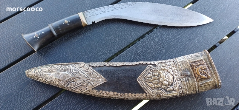 Стар нож, кинжал, кукри - Непал , снимка 1
