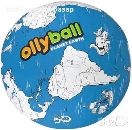 Нова Водоустойчива Ollyball топка за игра и оцветяване – за всяка възраст, снимка 1