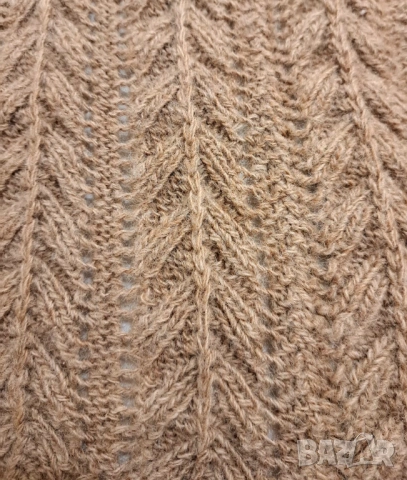 Ръчно плетен елек -100%вълна, снимка 4 - Елеци - 54139242