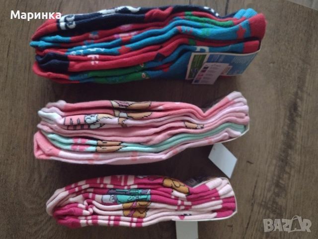 Детски чорапи три комплекта по 5чифта цената е за един комплект .