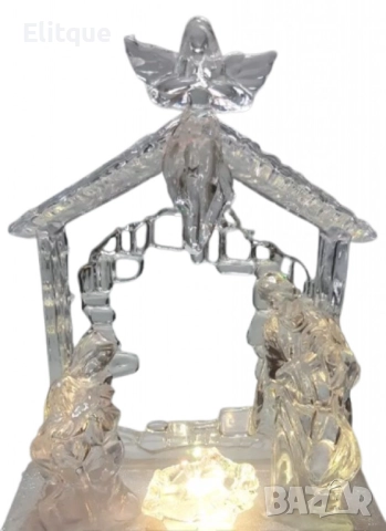 Коледна светеща фигурка „Сцена от Рождество Христово“, снимка 4 - Други стоки за дома - 52820204