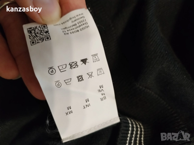 hugo boss green rime fw15 - страхотен мъжки пуловер М, снимка 7 - Пуловери - 52296284