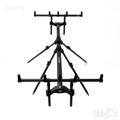 ШАРАНДЖИЙСКА Стойка Rod pod Carp Pro D-Carp 3-4 въдици, снимка 3 - Екипировка - 47005488