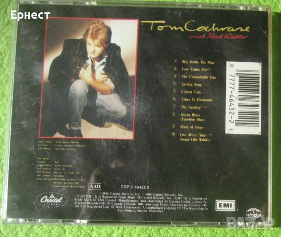 Tom Cohrane and Red Rider CD, снимка 4 - CD дискове - 46011311