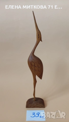 Дървени фигури на птици -ръчна изработка, снимка 7 - Други ценни предмети - 53788121