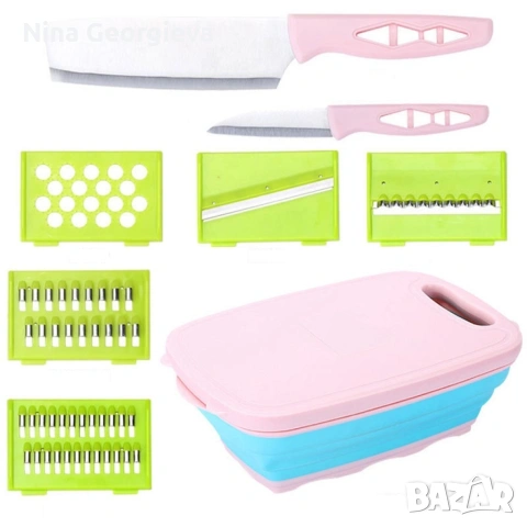 Кухненски къмпинг комплект 9в1 D E O U N Y, снимка 2 - Аксесоари за кухня - 53653563