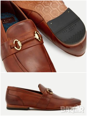 Ted Baker Daiser Burnish Loafers / 41* / обувки мокасини от естествена кожа и гьон / състояние: ново, снимка 6 - Официални обувки - 45554919