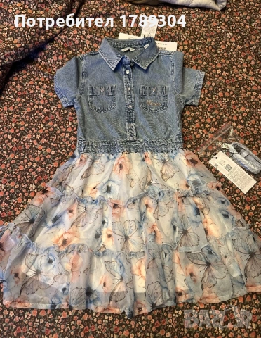 Нова детска рокля Guess