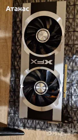 Перфектна видеокарта XFX R7970 Black Double Dissipation 3GB Overclocked, снимка 6 - Видеокарти - 47445110