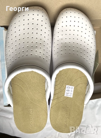 Сабо/медицински чехли мъжки и дамски, GoldenFit бяло, размери в обява, снимка 2 - Други - 52128179