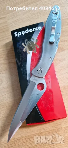 Сгъваем нож Spyderco Police Japan, снимка 2 - Ножове - 47176027