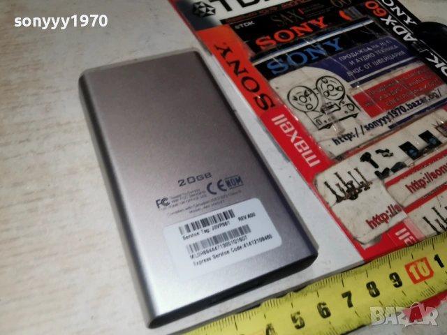 DELL 20GB ALUMINIUM PLAYER 0303261928, снимка 7 - MP3 и MP4 плеъри - 53697503