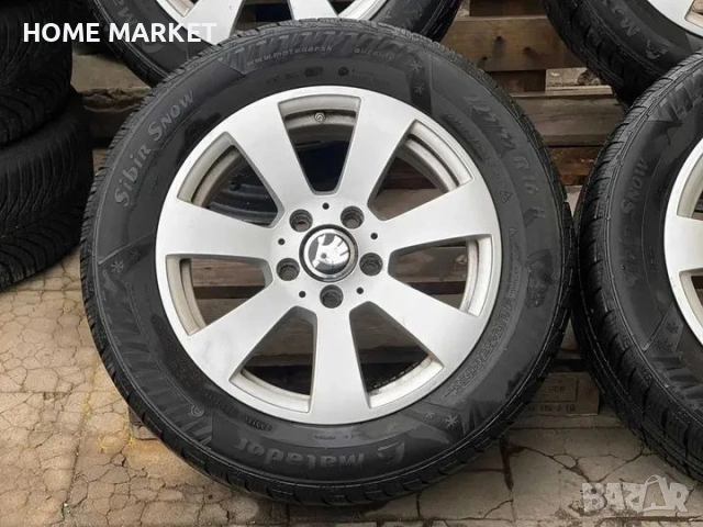 5х112 16 Джанти Skoda Superb Octavia ET 43 J 7 ЦО 57.1 с втулка Без криво и заварки , снимка 2 - Гуми и джанти - 53383568