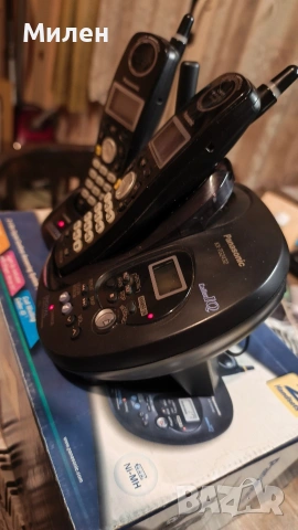 Телефон безжичен Panasonic KX-TG2432 с две слушалки , снимка 4 - Други - 53288258