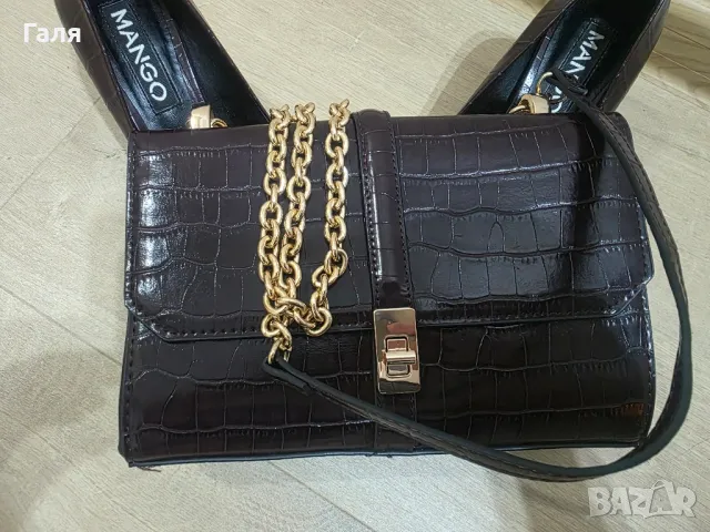 Обувки и чанта Mango, снимка 5 - Дамски обувки на ток - 49977123