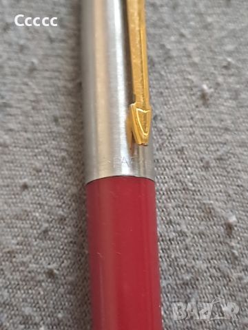 Ретро химикалка PARKER бакелит и позлатена клипса, снимка 2 - Колекции - 46400119