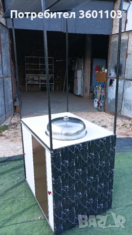 Количка за царевица на пара , снимка 3 - Колички за царевица - 50786644