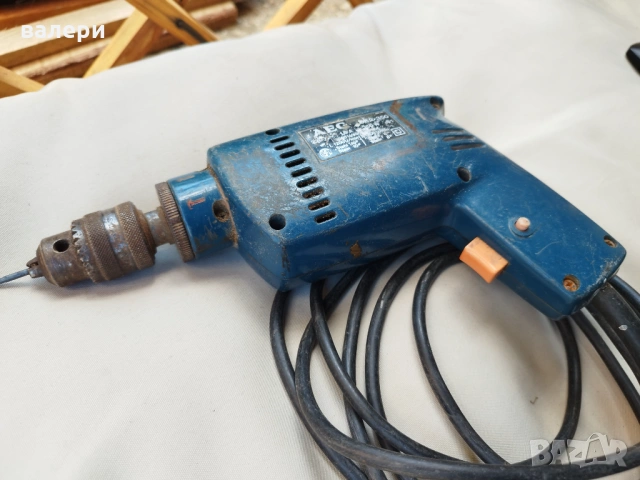 дрелка АЕГ внос от Германия работеща перфектно, снимка 2 - Бормашини - 53847111
