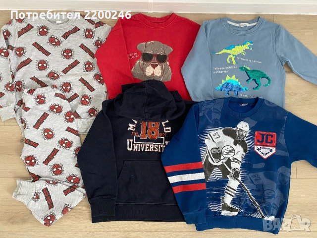 Голям лот  детски дрехи 110- 116, снимка 4 - Детски комплекти - 52008903