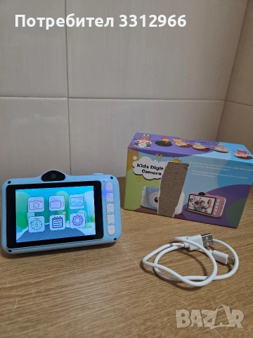 Фотоапарат Agfaphoto Realikids 2, Видео, Селфи режим 3.5'' LCD екран, Външна Micro SD карта,