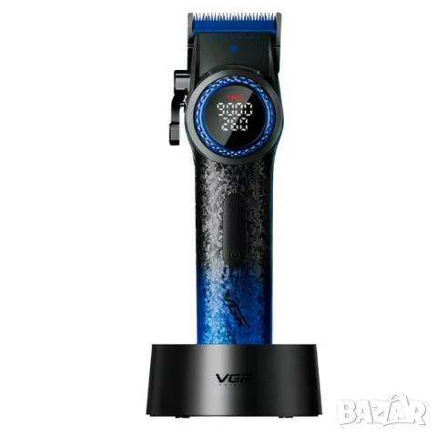 Професионална машинка за подстригване VGR PRO V-001 – Синя, снимка 2 - Машинки за подстригване - 54079453