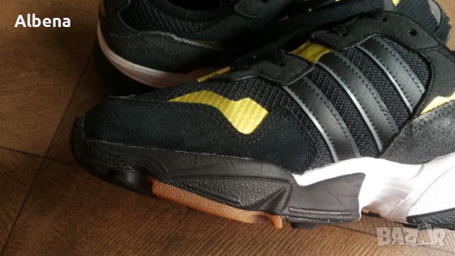 Adidas Yung-96 J Black Gray Gold Размер EUR 38 / UK 5 дамски детски маратонки 174-14-S, снимка 8 - Маратонки - 45978641