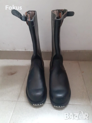 Стари немски военни кожени бойни ботуши униформа Германия, снимка 2 - Антикварни и старинни предмети - 53904665