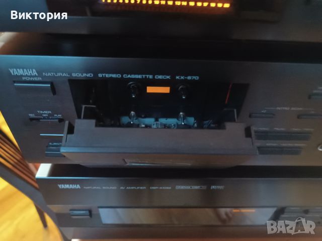 Yamaha amplifier/усилвател, cassette deck, cd player и тунер, снимка 6 - Декове - 46011406