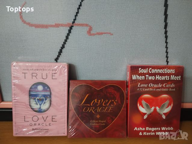 Оракул карти: True Love Oracle & Lovers Oracle & When Two Hearts Meet, снимка 1 - Карти за игра - 45387833