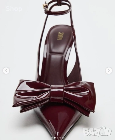 🌼 Обувки на ток на Zara , снимка 2 - Дамски обувки на ток - 53774353