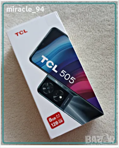 НЕразпечатван ! ЧИСТО НОВ с гаранция - Смартфон GSM TCL 505 SPACE GRAY, снимка 4 - Телефони с две сим карти - 50040882