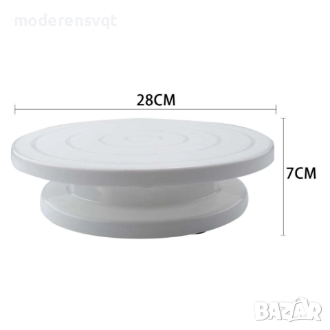 Въртяща се стойка за торта поставка за декориране, снимка 4 - Аксесоари за кухня - 52421637