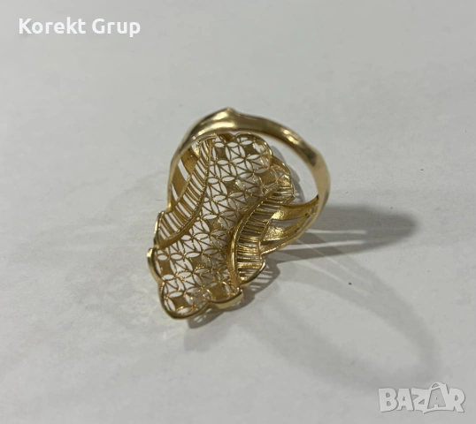 Златен пръстен 2.2 грама 14 карата, снимка 4 - Пръстени - 53038771