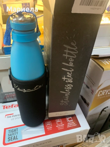 Бутилка за вода от неръждаема стомана 1л. /Изолирана бутилка, снимка 3 - Други стоки за дома - 54026960
