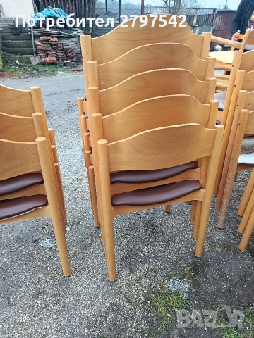 Дървени столове А145, снимка 6 - Столове - 53484083