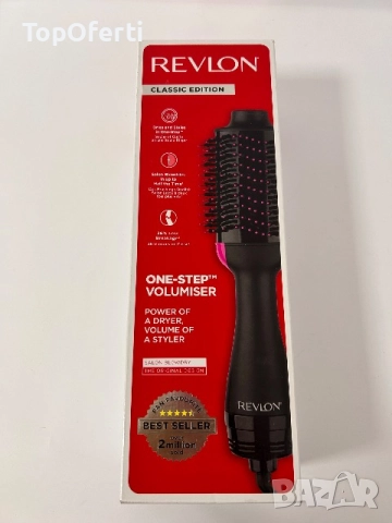Фиксирана електрическа четка REVLON One-Step Hair Dryer and Volumizer RVDR5222EAMZ, снимка 2 - Подаръци за жени - 52292691